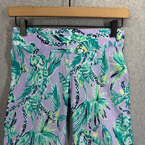 Lilly Pulitzer Bal Harbour Palazzo Pants Womens XXS Tropical Wide Leg Beach - Picture 3 of 10